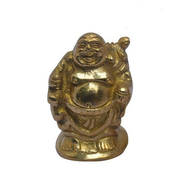 Brass Laughing Budhaa Specially From Nachiyarkovil Kumbakonam (10 SGD For Preorder & Delivery In 15 Days) - 2.5 Inch