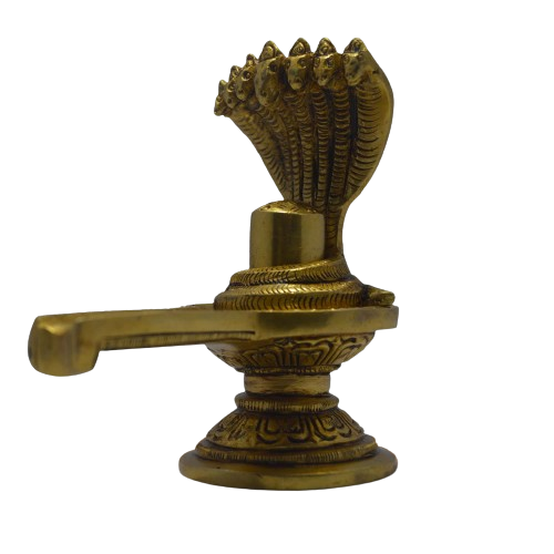 Brass Lingam Specially From Nachiyarkovil Kumbakonam (10 SGD For Preorder & Delivery In 15 Days) - 4 Inch