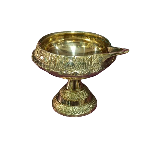Brass Stand Kubera Diya Specially From Nachiyarkovil Kumbakonam (10 SGD For Preorder & Delivery In 15 Days) - 1 pc