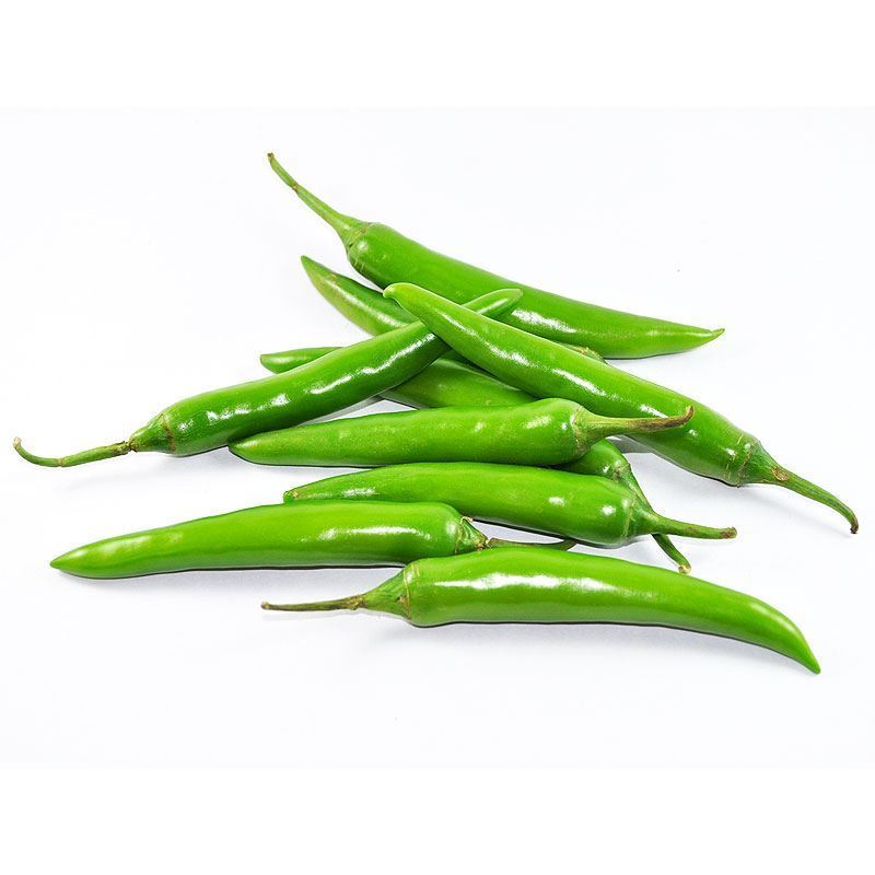 Fresh Big Green Chillies (India)