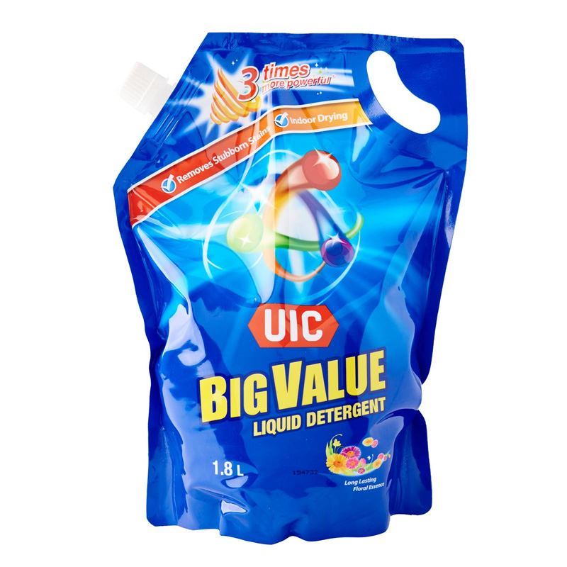 UIC Big Value Long Lasting Floral Essence Liquid Detergent Refill