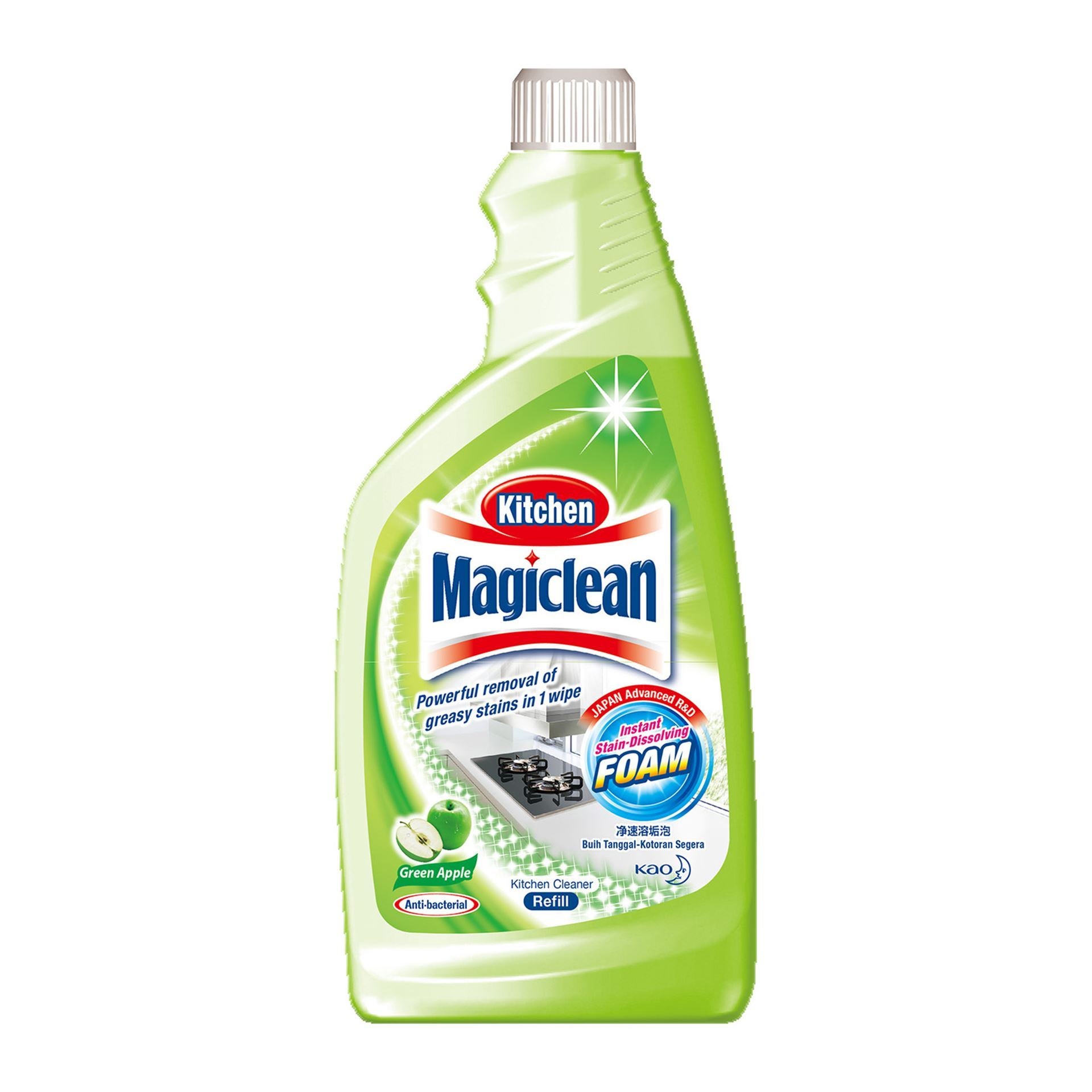 Magiclean Kitchen Cleaner Green Apple Scent  Refill