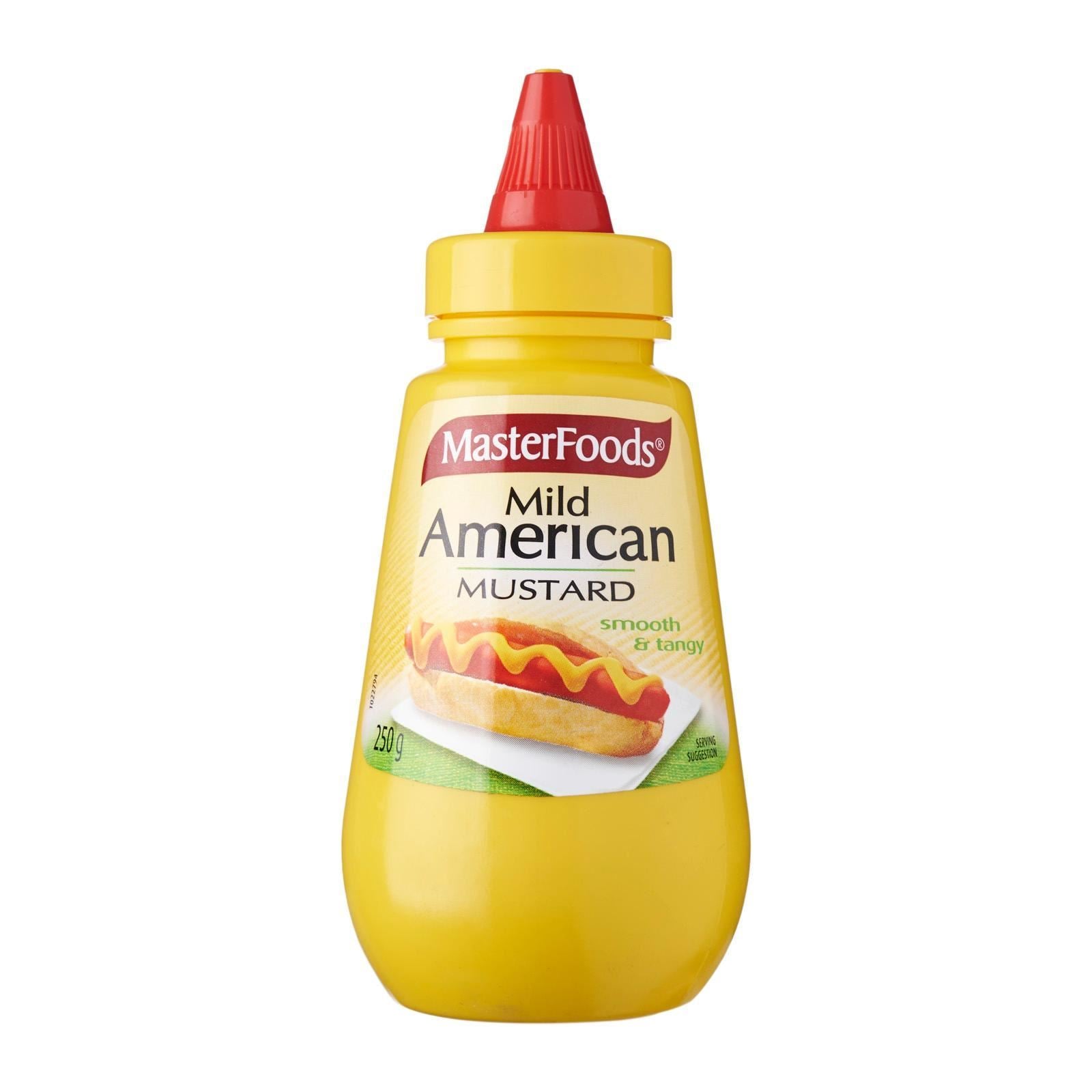 Masterfoods Mild American Mustard Squeezy Bottle