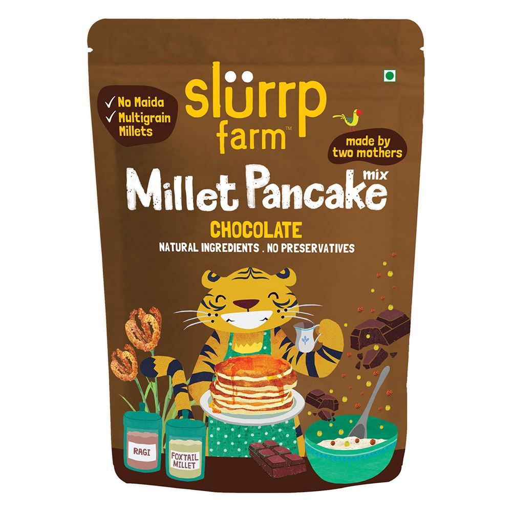 Slurrp Farm Pancake Mix With Chocolate & Supergrains 