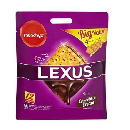 Munchy's Lexus Chocolate Cream Sandwich Crackers