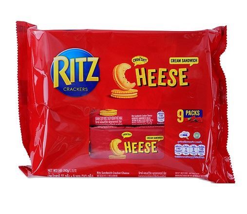 Ritz Cream Filled Sandwich Cookies Multipack Cheese Flavored